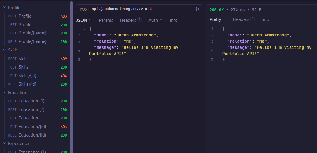Portfolio API