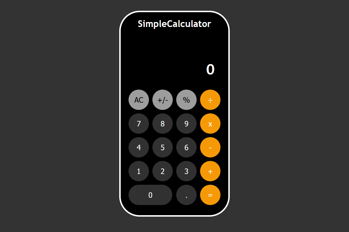 SimpleCalculator